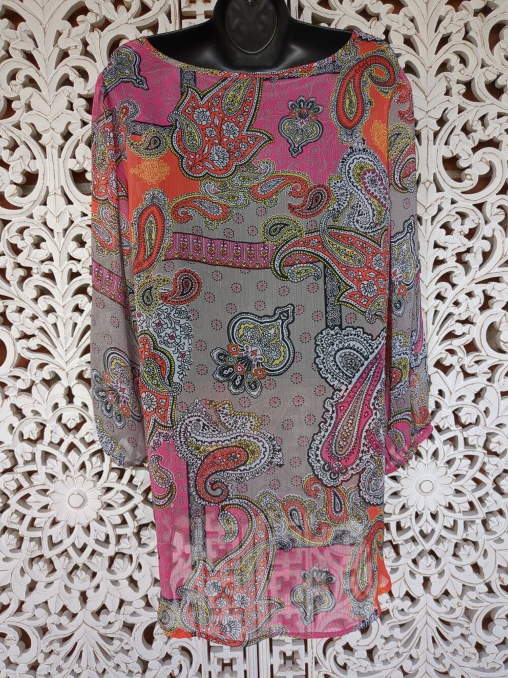 Vintage Sheer Tunic Cover Up - Picture 2 of 10